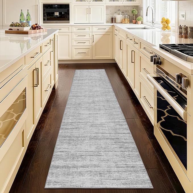 Washable Runner Rugs 3x10 Abstract Kitchen Runner Rug Non Slip Backing - Image 6