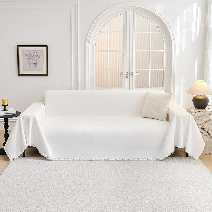 MYSKY HOME Couch Cover for Dogs Washable Couch Covers for 3 Cushion Couch Sofa - Image 9