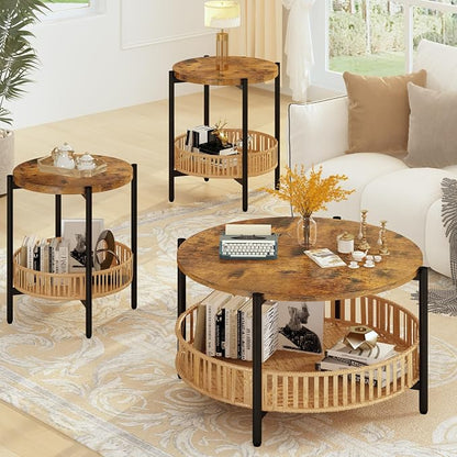 Lamerge 3 Pieces Coffee Table Set by LAMERGE-GROWWITHLOVE