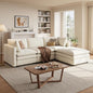 97" Cloud Couches for Living Room, 29.1" Deep Seat Modular Sectional Sofa by TROMIRY