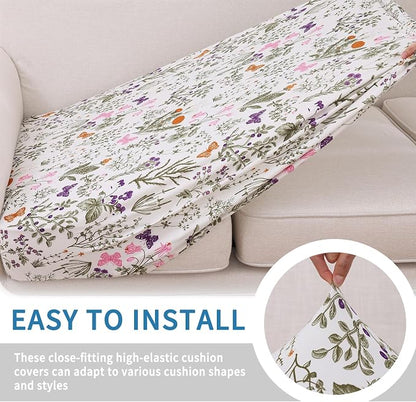 Printed Couch Cushion Covers, Sofa Covers Washable - Image 4