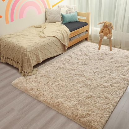 Chicrug Soft Area Rugs for Bedroom Living Room Plush Fluffy Rug 4x6 | Shag - Image 8