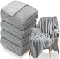 4 Pack Fleece Throw Blankets 50x60 Inches by Tewloss