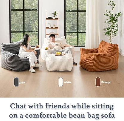 Giant Plush Bean Bag Chair for Adults - Image 8