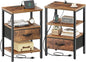 SUPERJARE Nightstand Set of 2, Bed Side Tables by SUPERJARE
