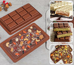 Webake 1 Inch Deep Chocolate Bar Mold 12 Snap, Large 2 Pack Silicone Thick Chocolate Bar Molds, Big Dubai Chocolate Bar Mold for Stuffed, Perfect for Filling Knafeh Pistachio