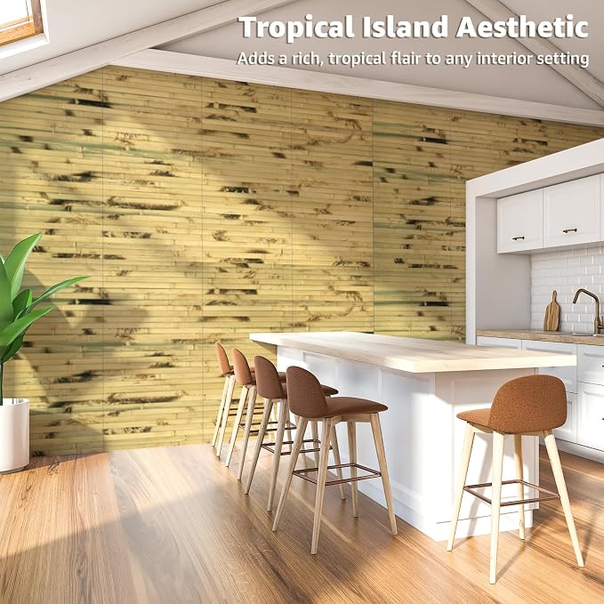 Art3d Natural Bamboo Wall Panel - Image 2