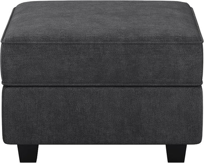 Belffin Fabric Modular Sectional Sofa Storage Ottoman Module Couch Side - Image 9