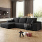 108" Sectional Couches for Living Room Cloud Couch Sofa by AWarmHomeForYou