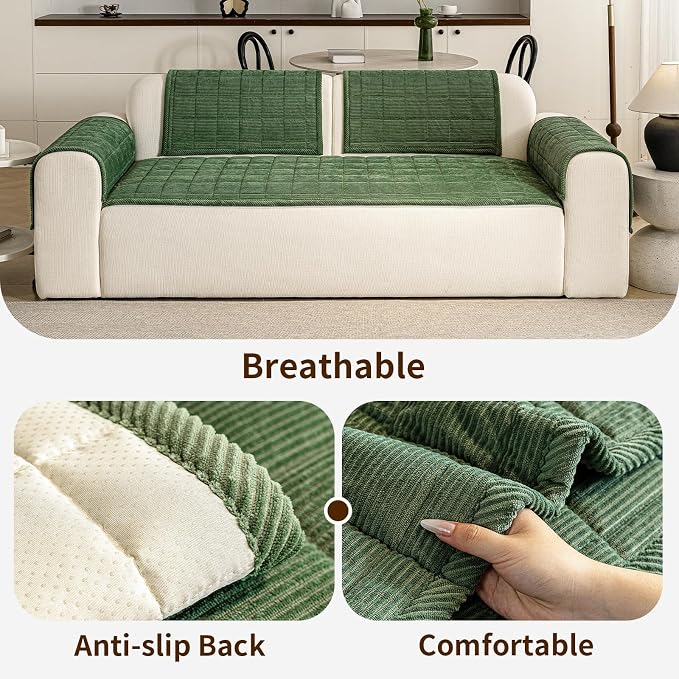 Couch Covers for Dogs Washable, 27.6"x82.7" Non Slip Couch Covers for Loveseat - Image 5