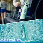 Coldest Insulated Water Bottle with Straw Lid - Stainless Steel Metal Insulated Bottle for Men & Women (Violet Nova, 40 oz)
