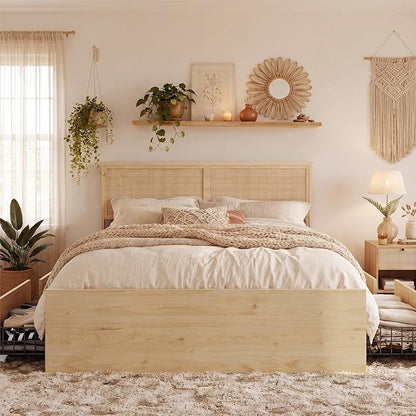 Brafab Natural Rattan Full Size Bed Frame - Image 3