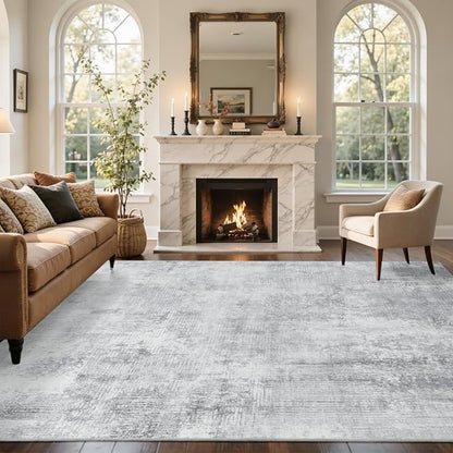 5x7 Ft Area Rugs for Living Room, Soft Non-Slip Washable Rugs Modern Abstract - Image 2