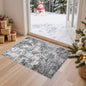 DMOYEST 2x3 Entryway Area Rug Washable Abstract Grey Small Carpet | Neutral by DMOYEST