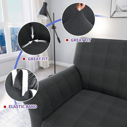 ZNSAYOTX 2 Piece Chair Covers for Living Room - Image 3