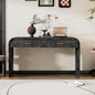 Console Table with 2 Top Drawers, Unique Retro Silhouette Console Table with by SIYSNKSI