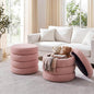 Flouki Round Ottoman Set of 2, Ottomans by Flouki