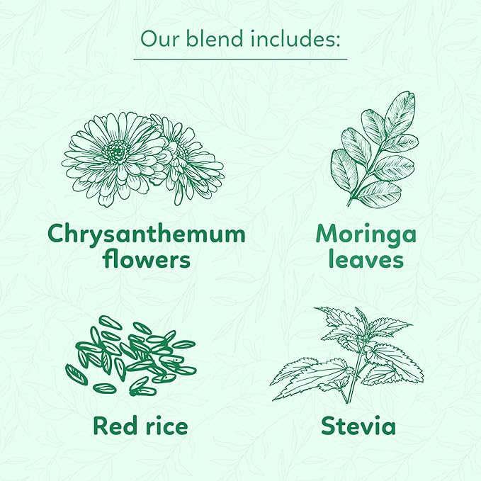 Indochine Blends, 50 Tea Bags, Hibiscus Tea Bags for High Blood Pressure, Herbal Tea Bags, Caffeine-Free, No Sugar, Vegan, Supports Heart Health and Relaxation, Loose Hibiscus Flowers, All Natural Hibiscus Flowers Ingredients (50 Tea Bags, Moringa Tea)