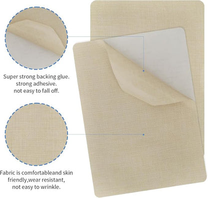 SYLVASS 8x11 Inch Fabric Repair Patches, Self-Adhesive Linen Patch - Image 3