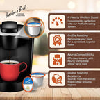 Boston’s Best - White Chocolate Cake Flavored Delicious Gourmet Coffee Compatible with Keurig Coffee Maker, 1 Count (42 Single Serve Medium Roast Cups)
