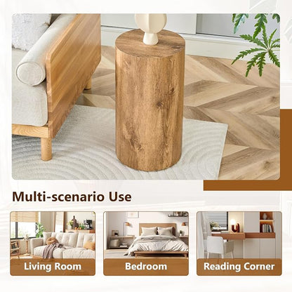 21.6''H Boho Cylinder Side Table - Image 6