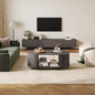 Coffee Table and TV Stand Set of 2, 76.4'' Modern TV Console, Entertainment by ukaocai