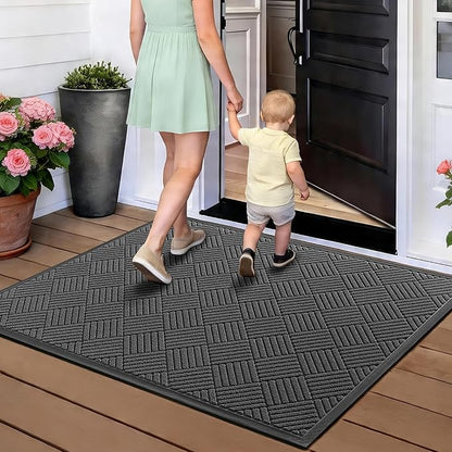 Front Door Mat, Heavy Duty Waterproof Doormat 61.5"x36", Stain Fade Resistant - Image 9