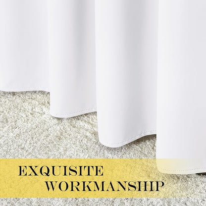 NICETOWN White Room Darkening Curtain 84 inches Long - Image 7