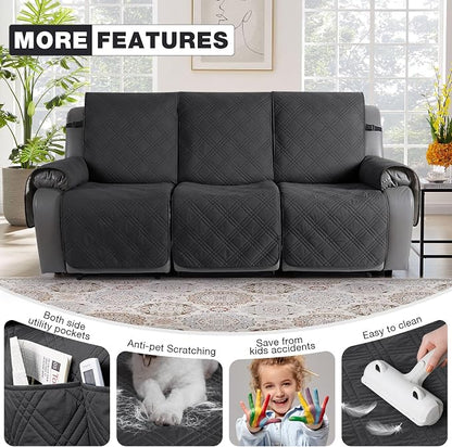 TAOCOCO 100% Waterproof Recliner Sofa Cover, Non Slip Split Couch Covers - Image 6