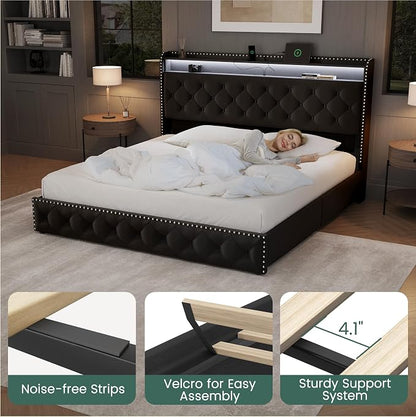 LARMACE King Size Bed Frame - Image 9