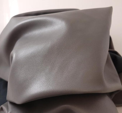 Soft Faux Vegan PU Leather by the Yard Synthetic Pleather 0.9 mm Nappa Yards - Image 3