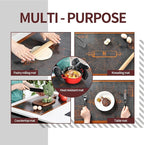 Silicone Pastry Mat Extra Large with Measurements 26''x16'' for Reusable,Non-slip Silicone Baking Mat, Counter, Dough Rolling, Oven Liner,Fondant/Pie Crust (Translucent_Orange, 16''W x 26''L)