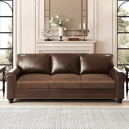 ANARACHON Leather Look Couch Cushion Covers Sofa Seat Slipcovers Sets Couches - Image 2