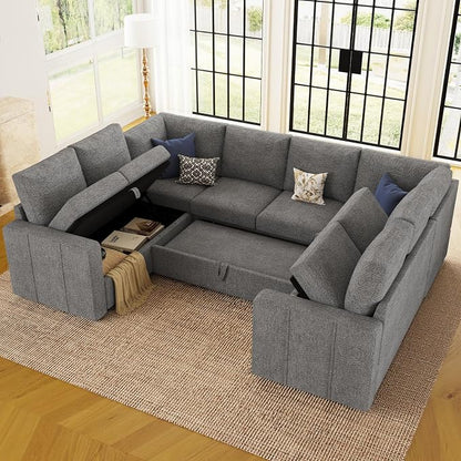 Belffin Modular Sectional Sleeper Sofa Bed - Image 3