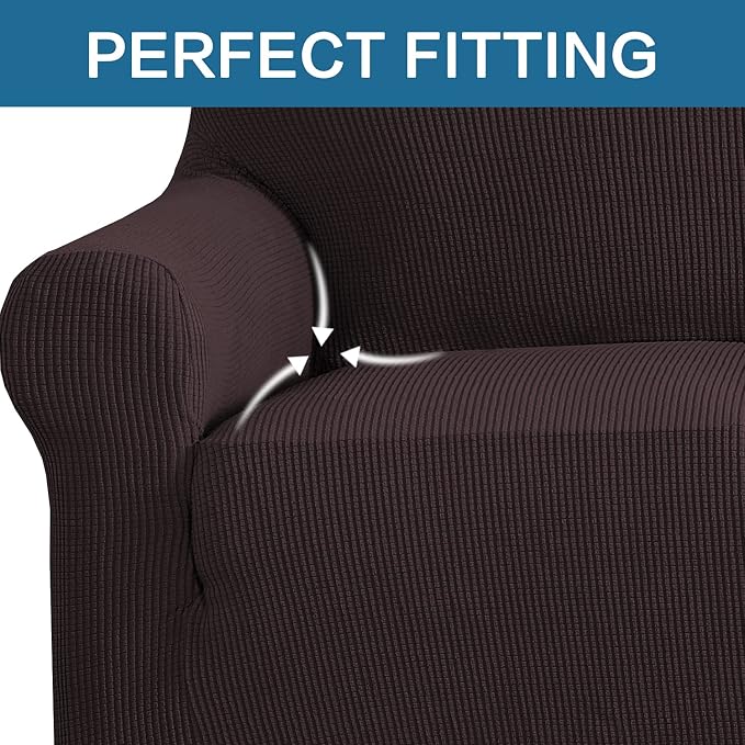 H.VERSAILTEX Stretch Oversized Sofa Cover 1 Piece Sofa Slipcovers - Image 5