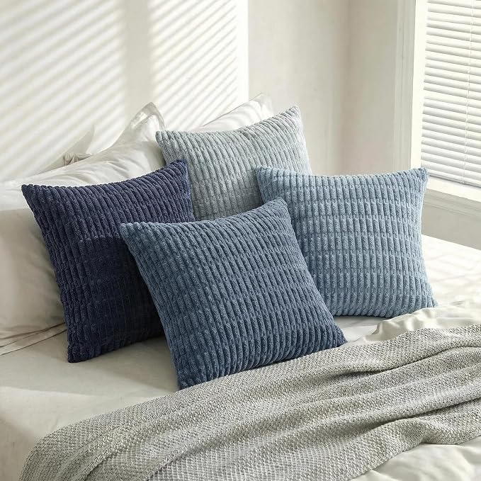 Fancy Homi 4 Packs Decorative Throw Pillow Covers - Image 3