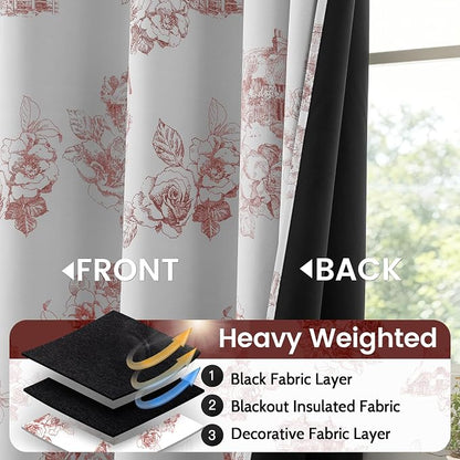SimpleHome 100% Blackout Curtains - Image 5