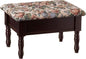 Frenchi Furniture Foot Stool, 15.8"D x 11.8"W x 9.8"H by Frenchi+Home+Furnishing