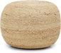 · REDEARTH · Jute Circular Jute Pouf Ottoman by REDEARTH