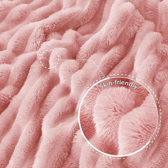 Exclusivo Mezcla Striped Queen Size Fleece Blanket - Image 5