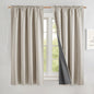 NICETOWN Natural Short 100% Blackout Curtains 63" Lenghth Burg by NICETOWN