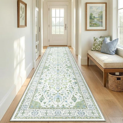 RELEANY Washable Area Rug, Runner 2'x8', Water Repellent, Pet Friendly - Image 2