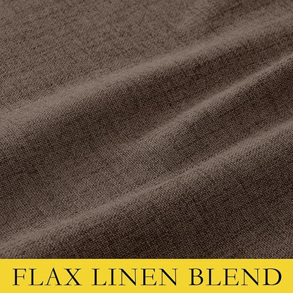 NICETOWN 100% Blackout Brown Curtains - Image 9