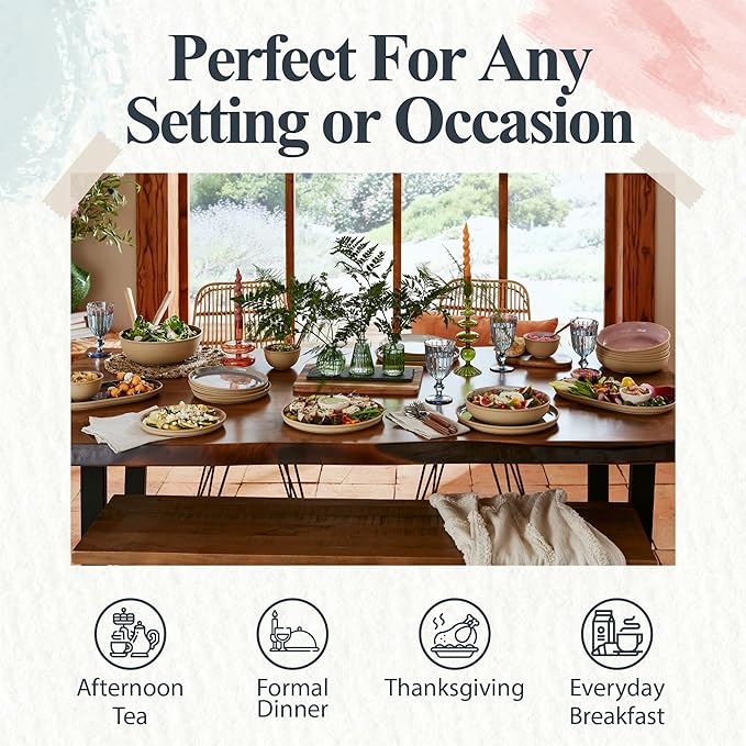 Portmeirion Minerals 10.5" Dinner Plate, Aquamarine - Modern Stoneware Tableware with Gentle Curves, Durable & Stylish for Dining, Microwave & Dishwasher Safe - Sleek Dinnerware Collection