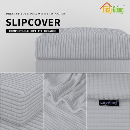 Easy-Going Stretch 1 Piece Chair Couch Cushion Cover - Image 3