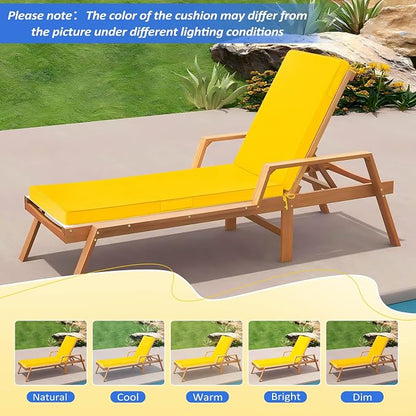 Basic Beyond Chaise Lounge Cushions Outdoor, 3-Layer Waterproof Outdoor - Image 6