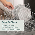 Ultra Cuisine Heavy Duty 100% Stainless Steel Cooling Rack for Cooking and Baking - Baking Rack & Wire Cooling Rack - Fits Half Sheet and Quarter Sheet Pans - 11.5''x16.5'' & 8.5''x12''