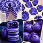 Food Coloring Gel - Vibrant Color Gel Food Coloring for Cake Decorating, Baking, Easter Egg, Icing - Tasteless Food Color Dye for Fondant, Cooking, Slime, Airbrush (Violet, 5.3oz)