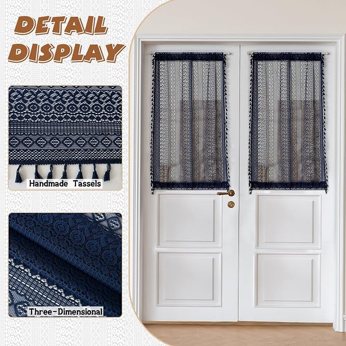 Sutuo Home French Door Curtains Set of 2 - Image 2