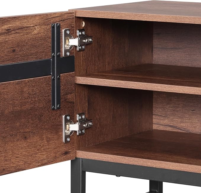 WAMPAT Modern TV Stand for 32-110 Inch TVs, Wood Entertainment Center - Image 8
